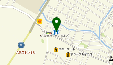 ローソン 高知六泉寺町店の地図画像