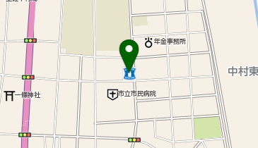 ローソン 四万十中村東町店の地図画像