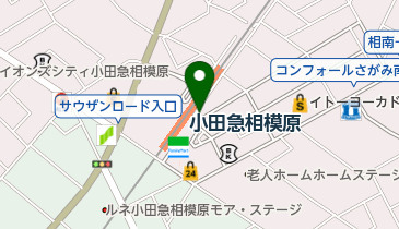 ローソン・スリーエフ 小田急相模原駅前店の地図画像