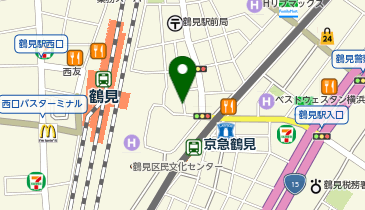 ローソン・スリーエフ 鶴見東口店の地図画像