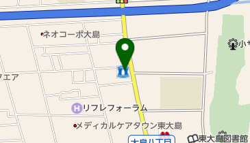 ローソン・スリーエフ 大島七丁目店の地図画像