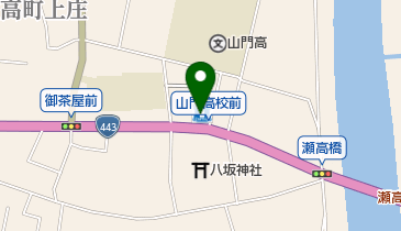 ローソン 瀬高山門店の地図画像