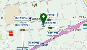 ローソン コピーサービス福岡市城南区役所店の地図画像