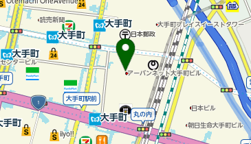 ローソン アーバンネット大手町店の地図画像