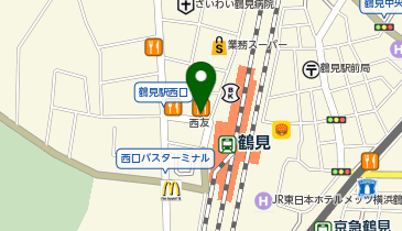 ローソン 鶴見駅西口店の地図画像