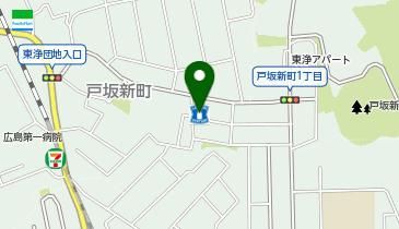 ローソン 広島戸坂新町店の地図画像