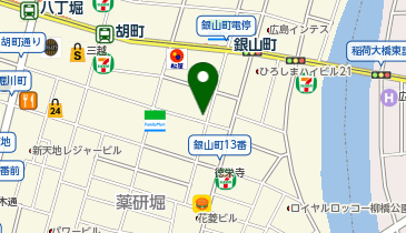 ローソン 広島胡店の地図画像