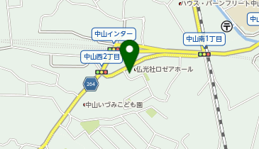 ローソン 中山南店の地図画像