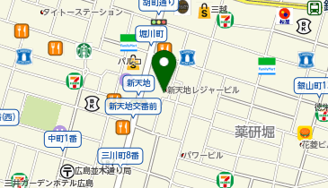 ローソン 新天地店の地図画像