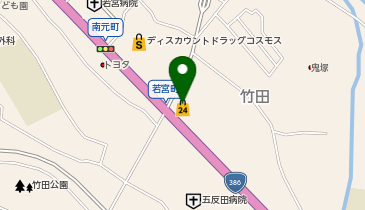 ローソン 日田若宮店の地図画像