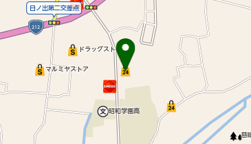 ローソン 日田日の出町店の地図画像