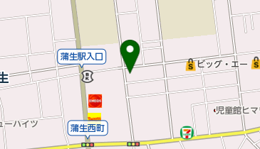 ローソン 越谷蒲生寿町店の地図画像