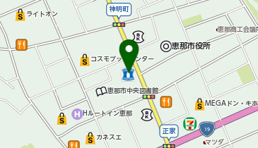 ローソン 恵那市役所前店の地図画像