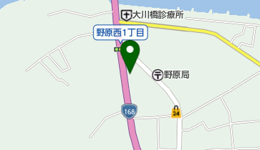 ローソン 五條野原西店の地図画像