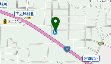 ローソン 高崎下之城店の地図画像