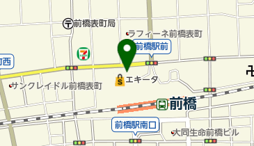 ローソン 前橋駅北口店の地図画像
