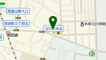 ローソン 立川羽衣町二丁目店の地図画像