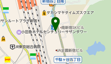 ローソン 渋谷千駄ケ谷五丁目店の地図画像