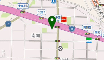 ローソン 西成中開三丁目店の地図画像