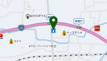 ローソン 岩出岡田店の地図画像