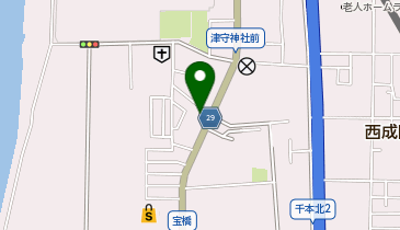 ローソン 津守三丁目店の地図画像