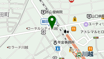 ローソン 川越駅西店の地図画像