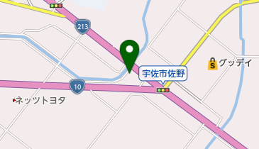 ローソン 宇佐佐野店の地図画像