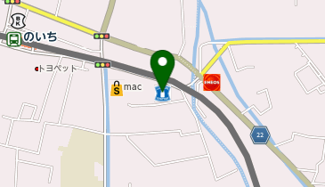 ローソン 野市町西野東店の地図画像