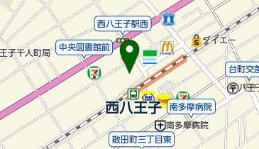 ローソン 西八王子駅北口店の地図画像