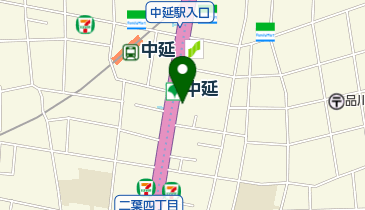 ローソン 中延駅前店の地図画像