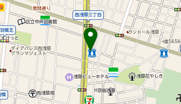 ローソン H浅草二丁目店の地図画像