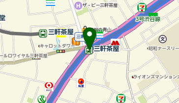 LAWSON+toks三軒茶屋駅店の地図画像