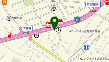 ローソン 宜野湾大謝名一丁目店の地図画像