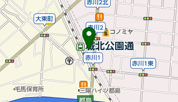 ローソン 城北公園通駅前店の地図画像