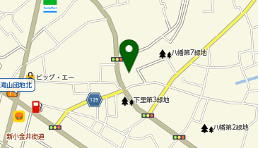 ローソンストア100 LS東久留米八幡町二丁目店の地図画像