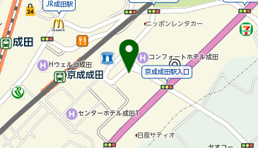 ローソン 成田花崎町店の地図画像