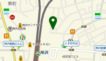 ローソン 所沢駅東口店の地図画像