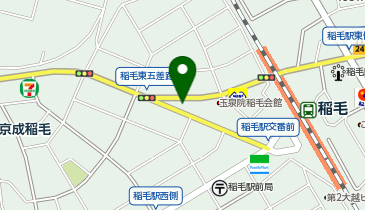 ローソン 千葉稲毛東三丁目店の地図画像