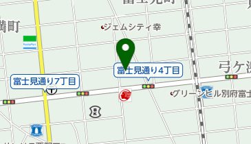 ローソン 別府富士見通り五丁目店の地図画像