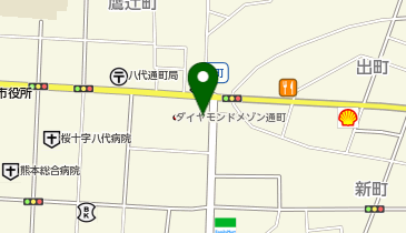 ローソン 八代通町店の地図画像