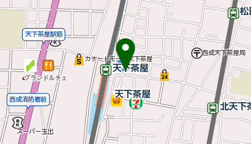 ローソン 天下茶屋駅前店の地図画像