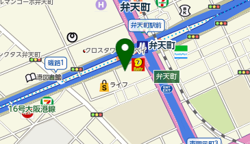 ローソンサテライト 弁天町交流会館店の地図画像