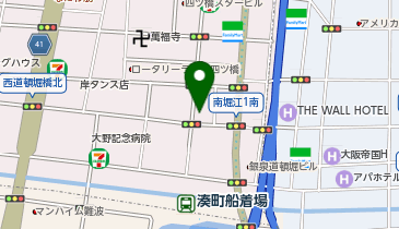 ローソン 南堀江一丁目店」(大阪市西区-ローソン-〒550-0015)の地図