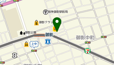 ローソン 阪神御影駅北店の地図画像