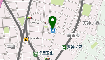 ローソン 天神ノ森店の地図画像