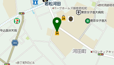 ナチュラルローソン NLS東京女子医大彌生記念棟店の地図画像