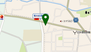 ローソン 東大和上北台一丁目店の地図画像