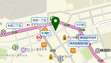 ローソン 横須賀大滝町一丁目店の地図画像