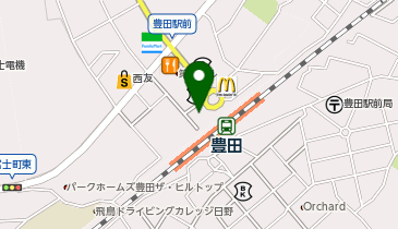 ローソン・スリーエフ 豊田駅北口店の地図画像