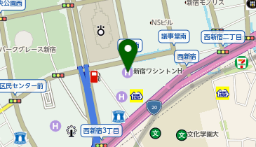 ローソン 新宿ワシントンホテルビル店の地図画像